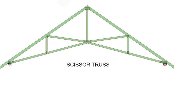 6/12 Scissor Truss
