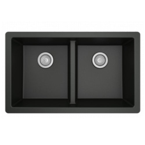 Load image into Gallery viewer, Quartz Undermount Double Equal Bowl QU-810
