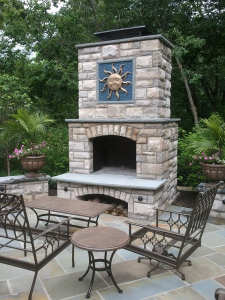 Load image into Gallery viewer, Stone Age Manufacturing 48&quot; Standard Series Fireplace with Arched Lintel without Firebrick
