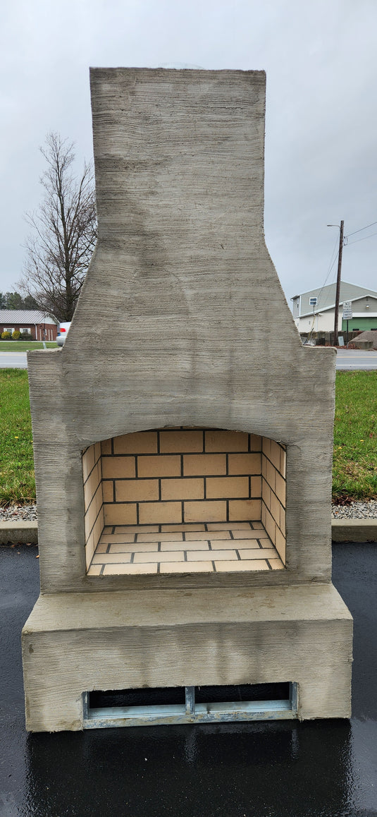 POCO FIREPLACE with Arched Lintel