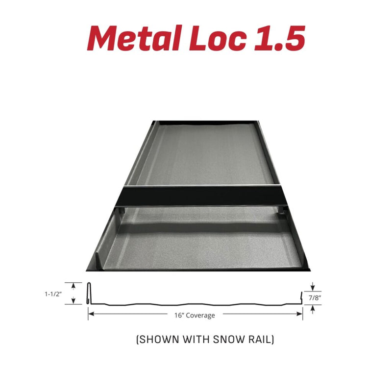 Load image into Gallery viewer, Standing Seam Metal Panel Smooth Finish
