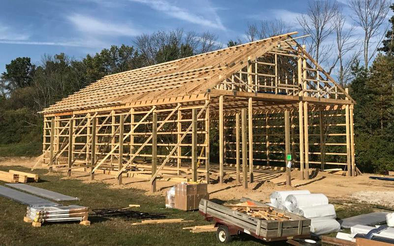 Load image into Gallery viewer, 3/12 Pole Barn Truss
