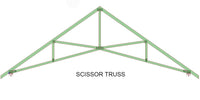 6/12 Scissor Truss