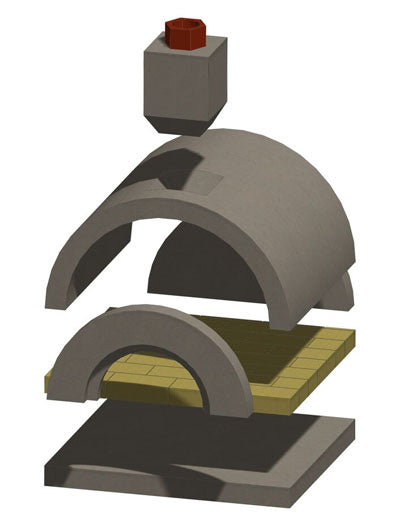 Load image into Gallery viewer, Stone Age Manufacturing 36&quot; Mezzo Masonry Pizza Oven
