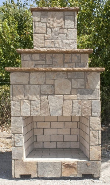 Stone Age Manufacturing 36" Standard Series Fireplace with Straight Lintel without Firebrick