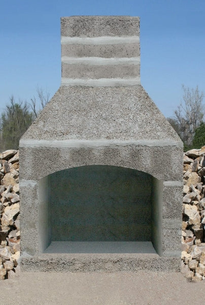 Stone Age Manufacturing 48" Standard Series Fireplace with Arched Lintel without Firebrick